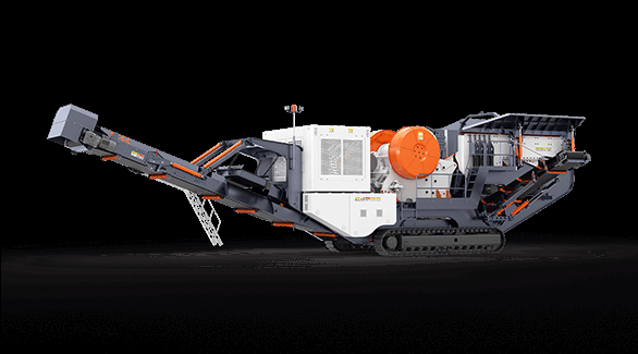 trituradora mandibula fondo blanco